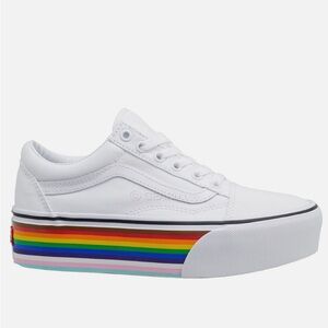 Vans unisex old skool stackform pride shoes
